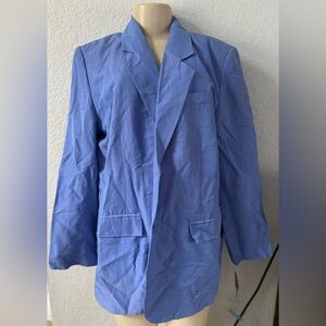 Laura Scott Elegant Azure Blazer business work blazer NWT